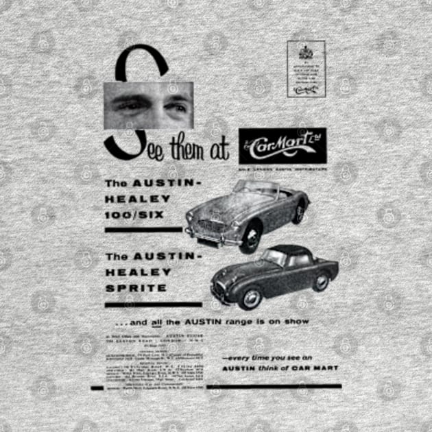 AUSTIN HEALEY 100/SIX - advert by Throwback Motors